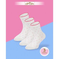Носки OMSA KIDS 3 пары, размер 23/26, , bianco