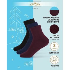 Носки OMSA KIDS 3 пары, размер 27/30, , мультиколор