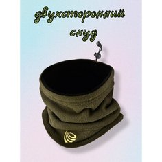 Шарф ,25х24 см, универсальный, черный, зеленый Fedor Accessories
