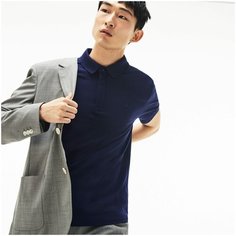 Поло LACOSTE Regular Fit, размер T7, темно-синий