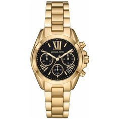 Наручные часы MICHAEL KORS Bradshaw, черный/золотистый
