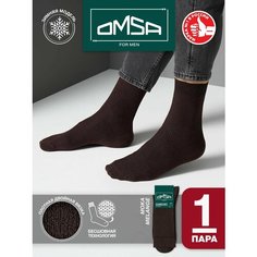Носки Omsa, размер 39-41 (25-27), moka melange
