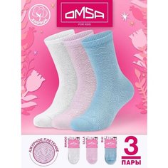 Носки Omsa 3 пары, размер 31/34, , мультиколор