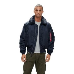 Бомбер ALPHA INDUSTRIES B-15 Flight Jacket, размер M, replica blue