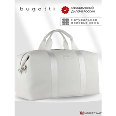 Сумка дорожная Bugatti, 47х30х47 см, ручная кладь, белый