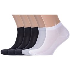 Носки RuSocks, комплект, 5 пар, размер 29, микс 12