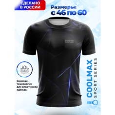 Футболка Evofox, размер M, синий, черный