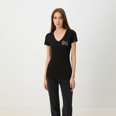 Футболка GUESS, размер M, чёрный