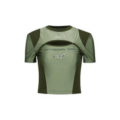 Футболка Andersson Bell Cut-Out Racing, размер XS, зеленый