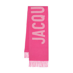 Шарф Jacquemus LEcharpe, one size, темно-розовый