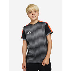 Футболка Demix, размер 122-128, черный/серый