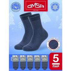 Носки Omsa размер 35-38 (20-22), , синий