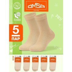 Носки Omsa размер 35-38 (20-22), , бежевый