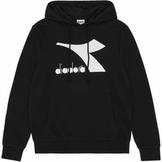 Худи спортивное Diadora Hoodie Core, размер S, , чёрный
