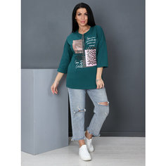 Футболка IvCapriz, размер 56, лазурный