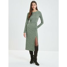 Платье Zarina, размер XL (RU 50)/170, зеленый