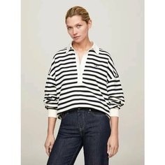 Поло TOMMY HILFIGER, размер L, белый