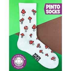 Носки PINTO SOCKS, размер 36-40, белый