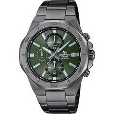 Наручные часы CASIO, черный, зеленый