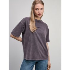 Футболка Zarina, размер XS (RU 42)/170, темно-коричневый