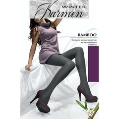 Колготки Karmen Bamboo, 200 den, размер 2, prugna Кармен