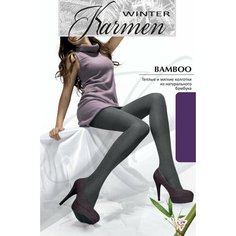 Колготки Karmen Bamboo, 200 den, размер 3, фиолетовый Кармен