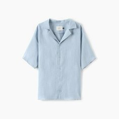 Рубашка MIST MIST Linen, размер 50, голубой