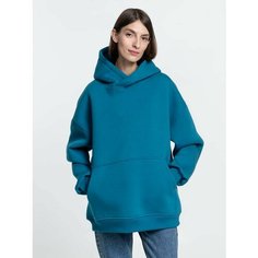 Худи molti oversize, размер XL/XXL, , бирюзовый