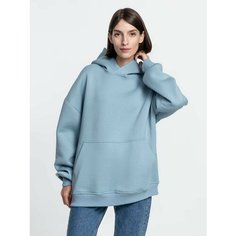 Худи molti oversize, размер M/L, , голубой