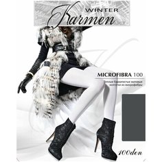 Колготки Karmen Microfibra, 100 den, размер 4, grigio Кармен