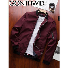 Бомбер GONTHWID, размер L, красный