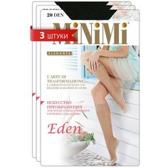 Гольфы MiNiMi, комплект, 20 den, 3 пары, 3 уп., размер 0 (UNI), черный