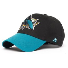 Бейсболка Atributika & Club San Jose Sharks, размер 55-58, черный
