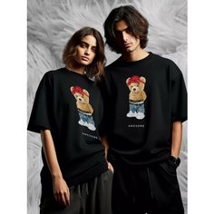 Футболка Print Must Go On, размер L, черный