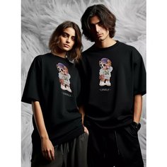 Футболка Print Must Go On, размер S, черный