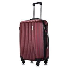 Чемодан Lcase Krabi, 55 л, размер M, винный