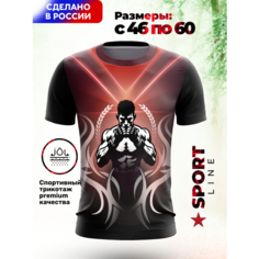 Футболка Evofox, размер XL, красный, черный