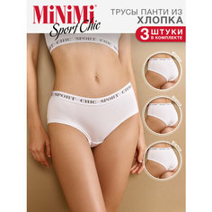 Трусы MiNiMi, комплект из 3 шт., размер 48(L), bianco