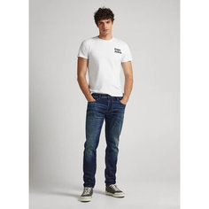 Джинсы зауженные Pepe Jeans LONDON, размер 34/32, темно-синий