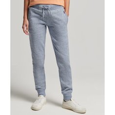 Брюки спортивные Superdry VINTAGE LOGO EMB JOGGER, размер 12, 6DX La Blue Marl