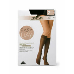 Гольфы Omsa, комплект, 40 den, 2 пары, размер 0 (one size), nero