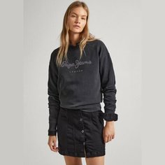Свитшот Pepe Jeans, размер 48/50, , черный