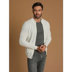 Кардиган LUIGGI FENZO Весь мир моды, размер XXL, , белый