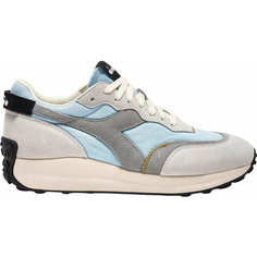 Кроссовки Diadora DIADORA RACE SUEDE SW, размер 9, серый/голубой