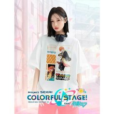 Футболка Print Must Go On, размер L, белый