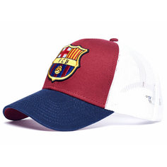Бейсболка Atributika & Club Fc Barcelona, размер 55-58, белый