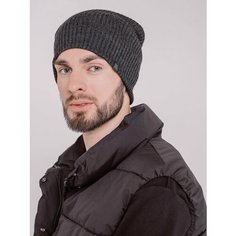 Шапка бини coompol, размер 56-58, темно-серый