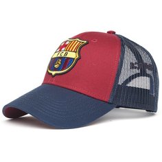 Бейсболка Atributika & Club Fc Barcelona, размер 55-58, бордовый, синий