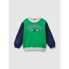 Свитшот UNITED COLORS OF BENETTON, размер 82, зеленый