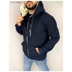 Толстовка спортивная размер 2XL размер 52, , темно-синий/черный Lmdy